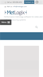 Mobile Screenshot of metlogix.com