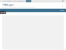 Tablet Screenshot of metlogix.com